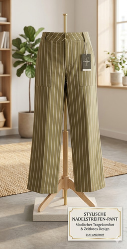 Stylische nadelstreifen hose - stylische, nadelstreifen-hose