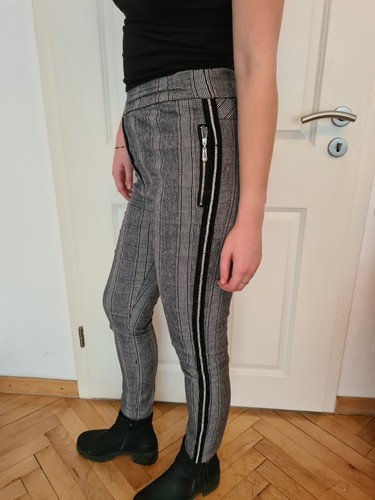Stylische karierte stretch - karierte,