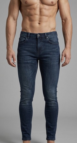 Zara denim jeans stretch - zara,