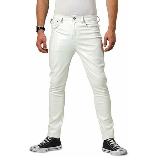 Herren freizeit weiß leder - freizeit,
