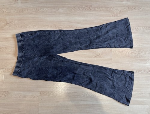 Stylische gerippte stoffhose - gerippte,